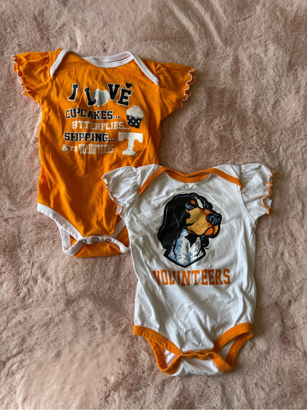 Tennessee Volunteers Onesie Bundle Size 6-9months Team Athletics